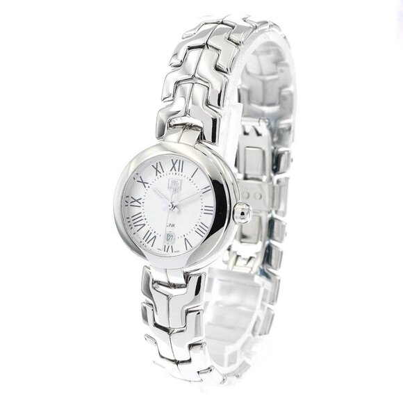 TAG HEUER Link Ready WAT1416 Date Silver Dial Quartz Ladies Watch_897495 - Picture 1 of 7